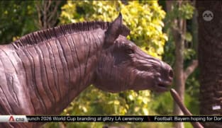 World's longest sculpture arrives in Singapore | Video