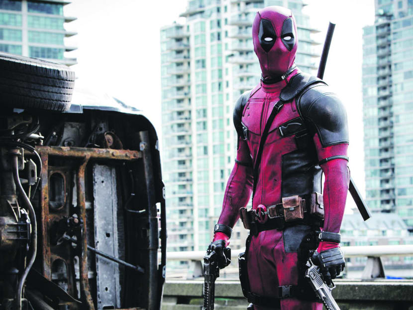 A scene from the first Deadpool movie.