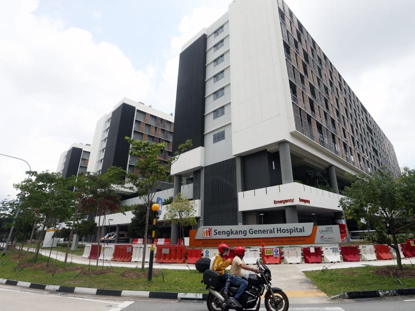A view of Sengkang General Hospital. A 33-year-old male nurse working there who was fully vaccinated developed Covid-19 symptoms over three days. A view of Sengkang General Hospital. A 33-year-old male nurse working there who was fully vaccinated developed Covid-19 symptoms over three days.