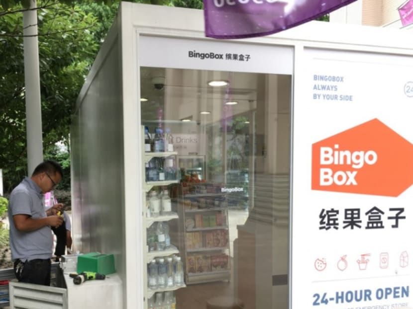 The RT-Mart BingoBox in Shanghai is fitted with new air conditioning on Monday. Photo: Handout via SCMP
