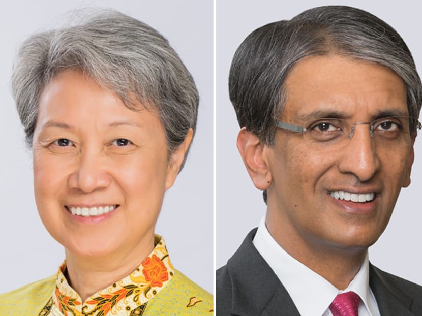 Mr Dilhan Pillay Sandrasegara (right) will succeed Ms Ho Ching as executive director and chief executive officer of Temasek Holdings.