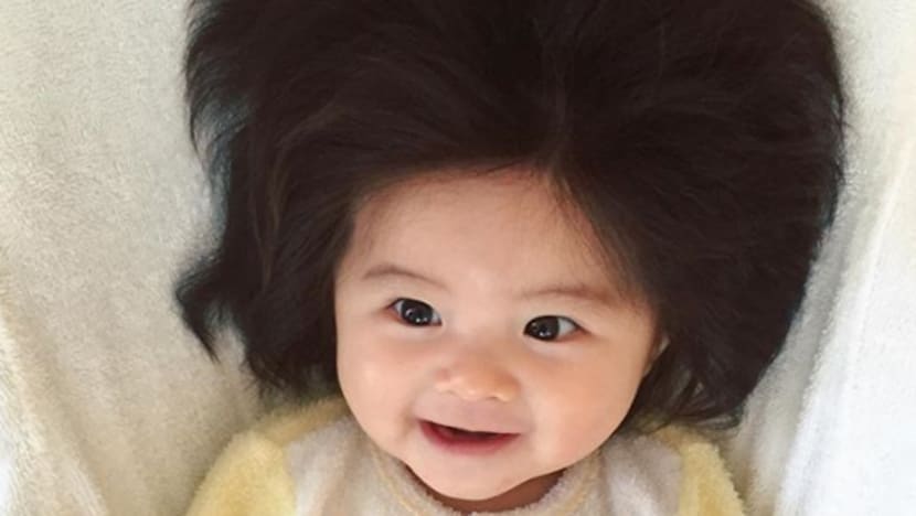 Wajah baru Pantene tampil bayi Jepun berambut lebat
