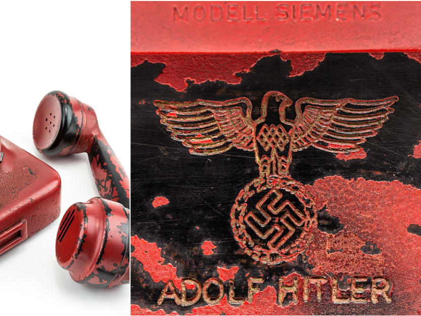 The phone that Adolf Hitler used has been auctioned for more than S$340,000. Photo: AFP