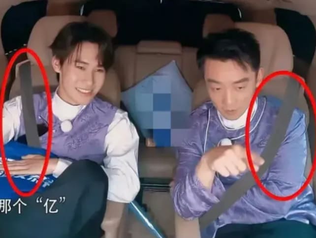 Team behind Chinese variety show Keep Running apparently edited safety belts onto celebs in car
