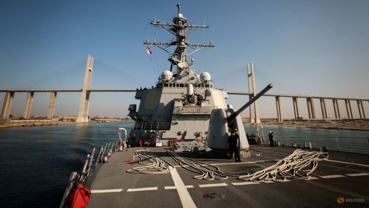 US warship shoots drones after Houthi attack on commercial vessels US warship shoots drones after Houthi attack on commercial vessels
