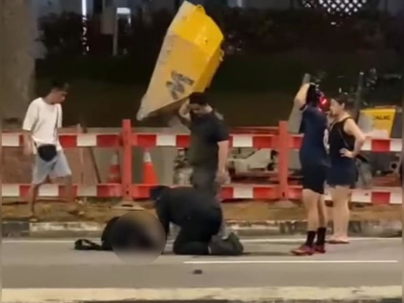 An accident scene on Sept 2, 2022 at Chua Chu Kang, where a 35-year-old man was among three people arrested for alleged careless driving causing death and drink driving. An accident scene on Sept 2, 2022 at Chua Chu Kang, where a 35-year-old man was among three people arrested for alleged careless driving causing death and drink driving.