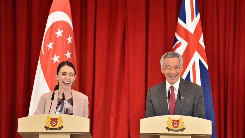 Watch: Singapore and New Zealand leaders Lee Hsien Loong and Jacinda Ardern hold joint press conference