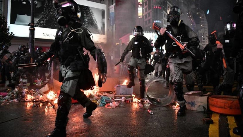 Warning shots fired under 'serious threat' to officers' lives: Hong Kong police Warning shots fired under 'serious threat' to officers' lives: Hong Kong police