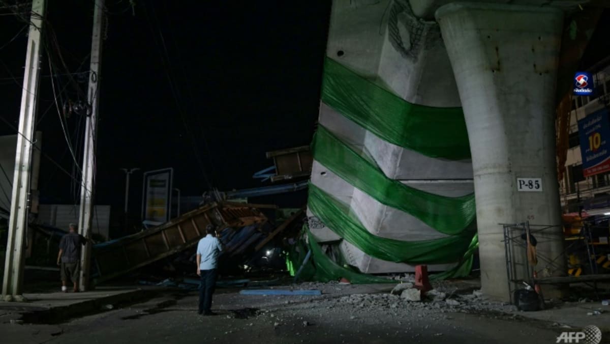 At least one dead after under-construction Bangkok highway collapses