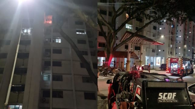Fire reignites at Jurong East flat where resident was earlier found dead