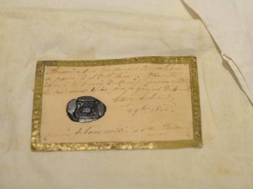 Napoleon's shirt worn in exile and English letter go on display Napoleon's shirt worn in exile and English letter go on display