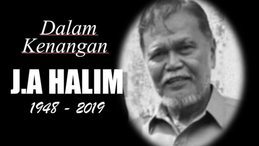 Pelakon JA Halim meninggal dunia Pelakon JA Halim meninggal dunia