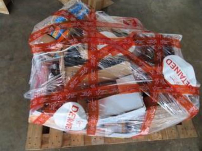 During the investigation, SFA found 36kg of illegally imported food products, including meat products such as sausages, as well as salted duck eggs.