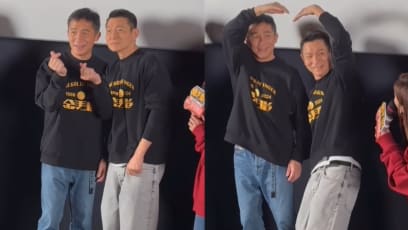 Tony Leung, 61, Andy Lau, 62, Show How Cute They Still Are By Making Heart Gestures