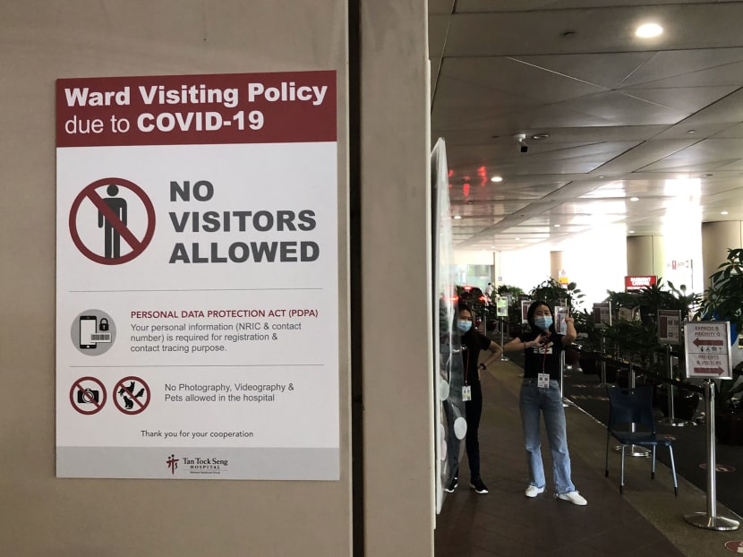 Hospitals in Singapore are not allowing visitors until Nov 24, 2021, as part of public health safety measures against Covid-19.