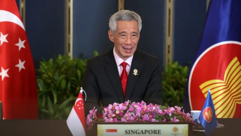 PM Lee hadir sidang puncak ASEAN di Kemboja, pertama diadakan sejak COVID-19 PM Lee hadir sidang puncak ASEAN di Kemboja, pertama diadakan sejak COVID-19