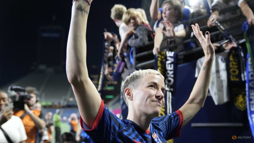 Rapinoe bids farewell as record NWSL crowd, sports greats pay tribute