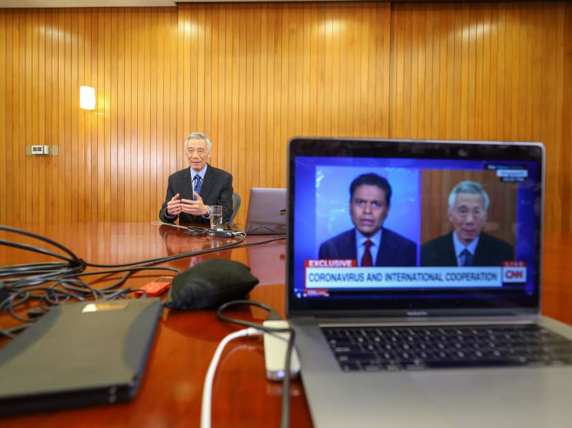 PM Lee in a live interview on CNN programme Fareed Zakaria GPS. PM Lee in a live interview on CNN programme Fareed Zakaria GPS.