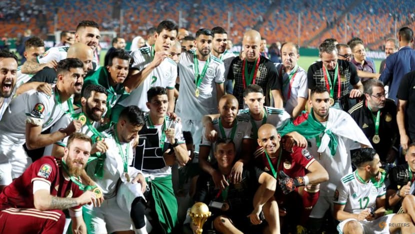 Soccer-Tough draw for Africa Cup of Nations holders Algeria Soccer-Tough draw for Africa Cup of Nations holders Algeria