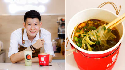 Song Joong Ki-Lookalike Hawker Opens 2nd Bubble Tea Stall, Suan La Fen Also On Menu