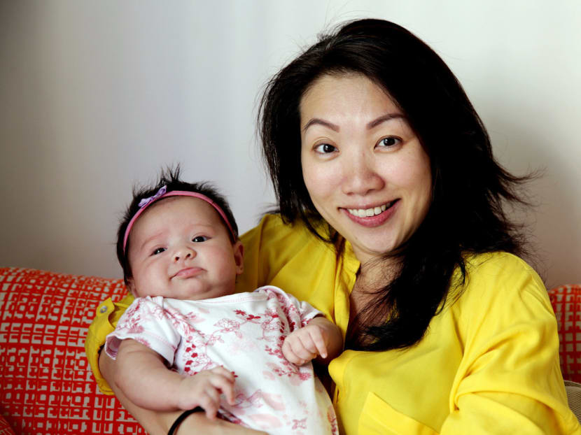 Determined not to introduce formula so early, Mrs Grier turned to an online milk-sharing platform known as Human Milk 4 Human Babies (HM4HB) Singapore to look for donated milk to feed her hungry baby, Ciara.