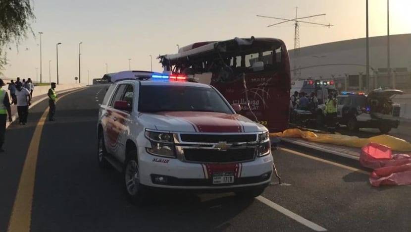 Dubai bus crash kills 17, including 12 Indians Dubai bus crash kills 17, including 12 Indians
