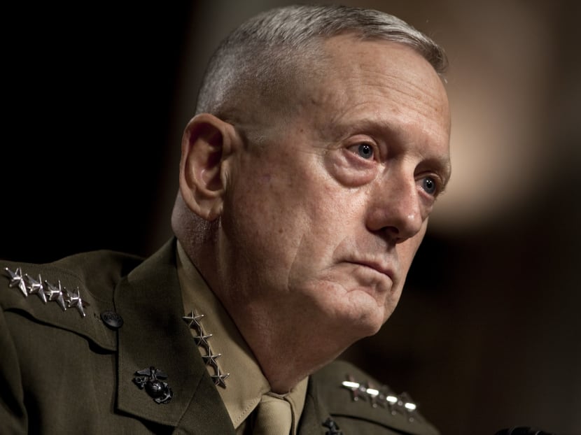 General James Mattis at his confirmation hearing in front of the Senate Armed Services Committee in Washington, July 27, 2010. President-elect Donald Trump has chosen Mattis as his pick for secretary of defence. Photo: The New York times