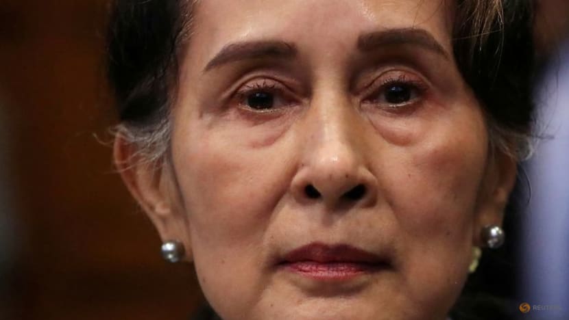 Myanmar's ousted leader Aung San Suu Kyi appears in prison uniform in court