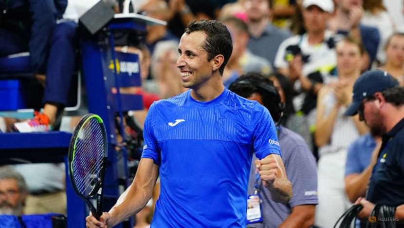Qualifier Galan produces epic first-round upset over Tsitsipas Qualifier Galan produces epic first-round upset over Tsitsipas