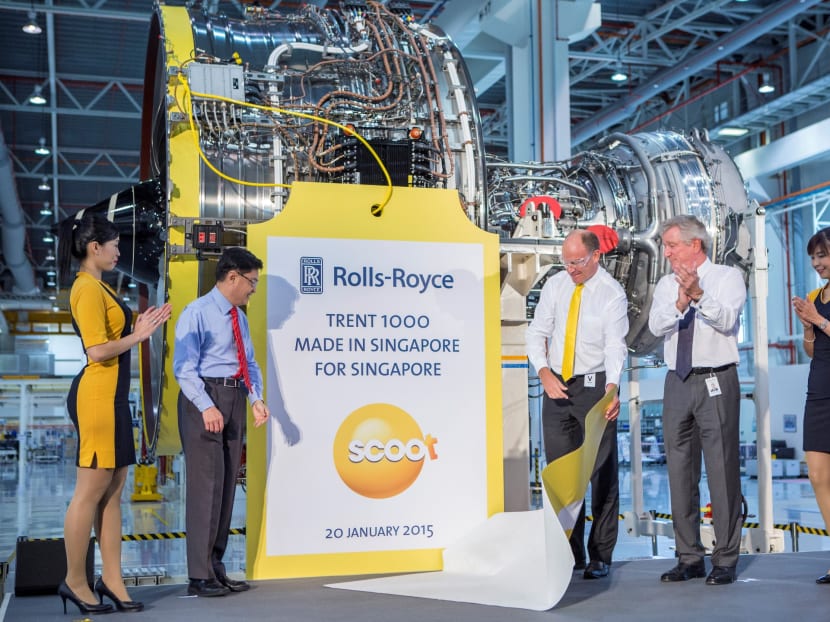 Rolls-Royce delivers made-in-Singapore engine to Scoot