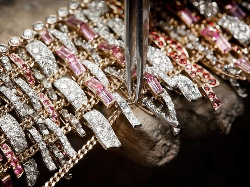 Chanel set jewelry pure diamond  gold Womens Fashion Jewelry   Organizers Body Jewelry on Carousell
