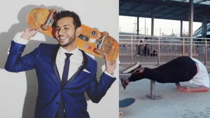 Taufik Batisah Broke His Elbow Skateboarding… And He Has It All On Video