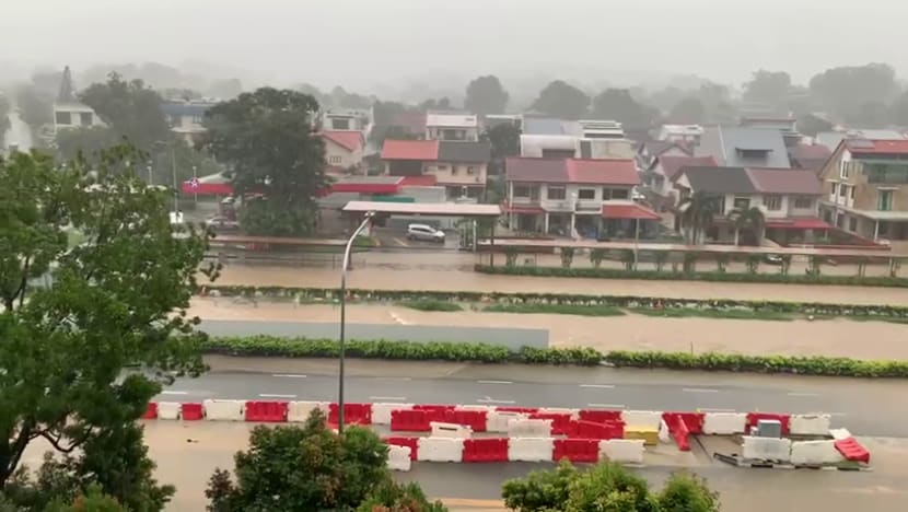 Flash floods in parts of Singapore amid ‘prolonged heavy rain’: PUB
