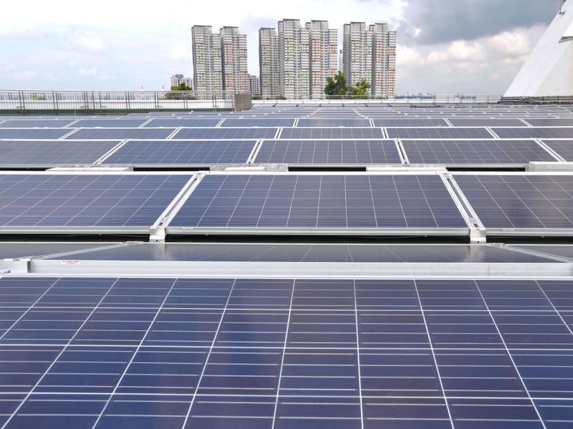 Given Singapore’s space constraints, the Republic needs to come up with ways to maximise the number of solar panels installed here, said Minister for Trade and Industry Chan Chun Sing.