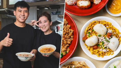 Couple Behind Popular No. 25 Minced Meat Noodle Abruptly Closes 2nd Hawker Stall After 2 Months 