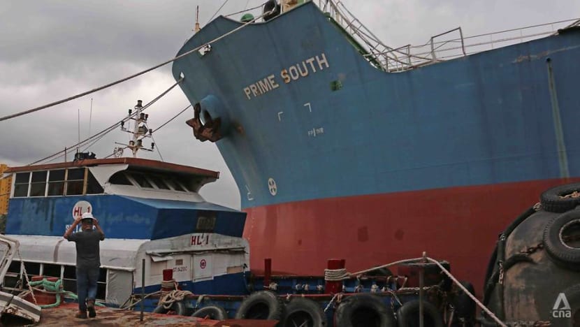 Want to buy a ship? Oil tanker that received stolen fuel in Shell Bukom heist up for police auction Want to buy a ship? Oil tanker that received stolen fuel in Shell Bukom heist up for police auction
