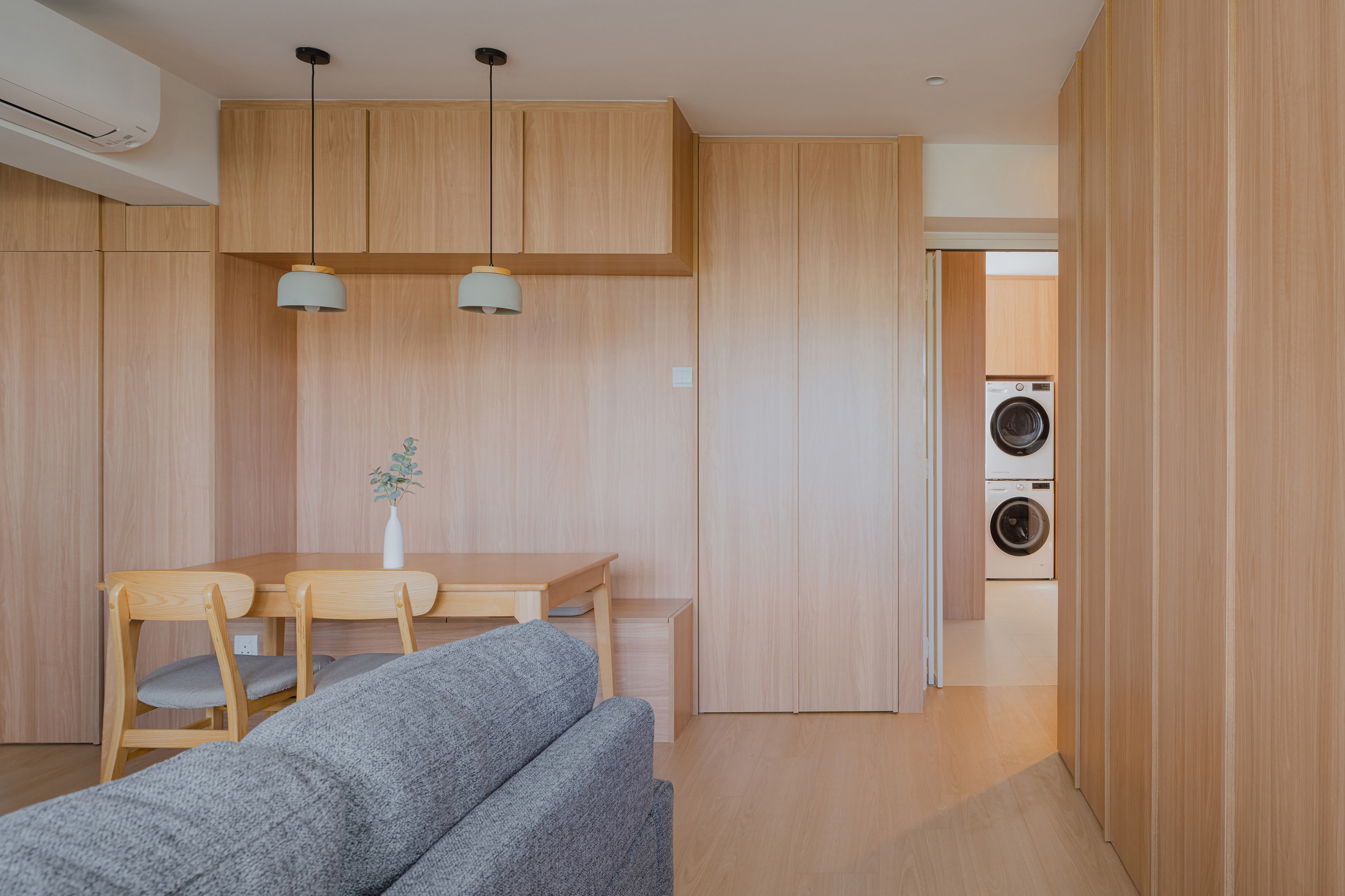 A $101K Reno Turned This Flat Into A Lovely Japandi Home — & It Happened While The Owners Were Still Living Overseas A $101K Reno Turned This Flat Into A Lovely Japandi Home — & It Happened While The Owners Were Still Living Overseas