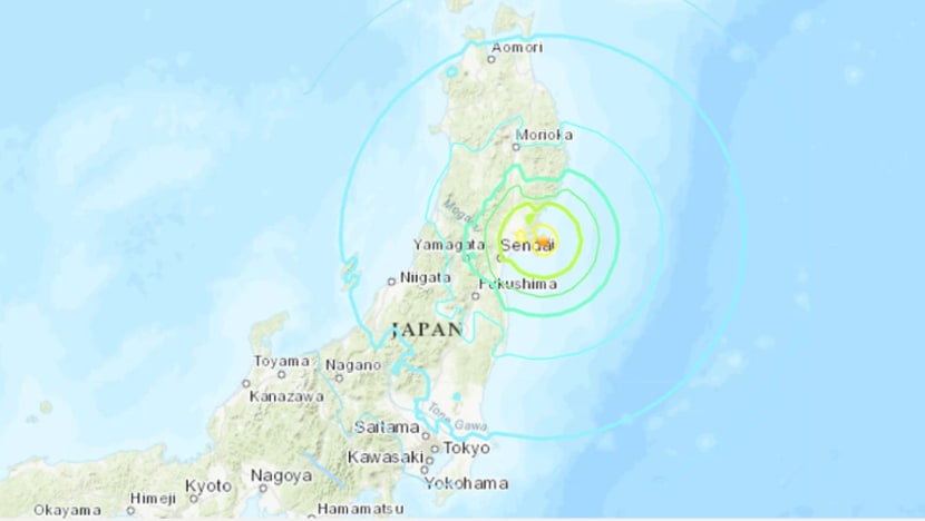Gempa bumi kuat 7.2 Richter gegar timur laut Jepun, amaran tsunami ditarik balik