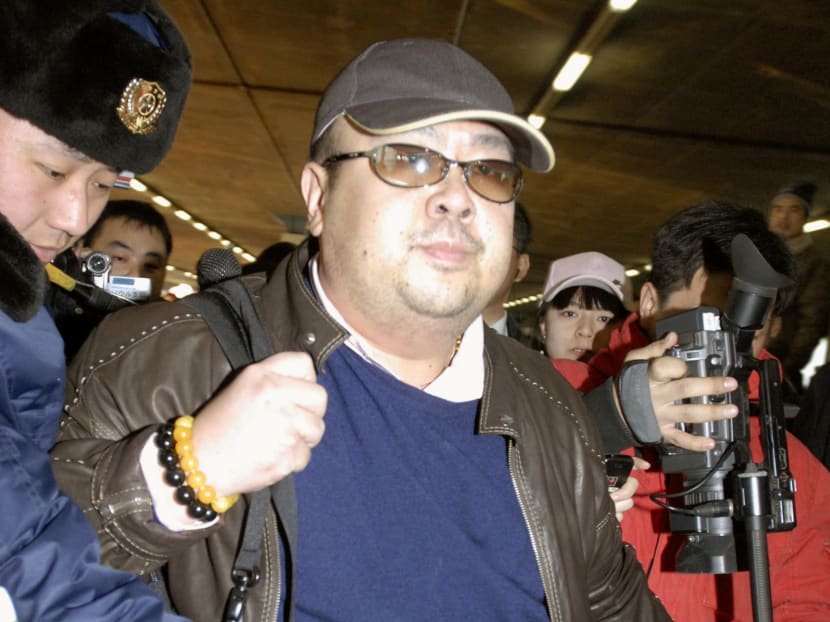 Kim Jong-nam at Beijing airport in on Feb11, 2007. Photo: Kyodo via Reuters
