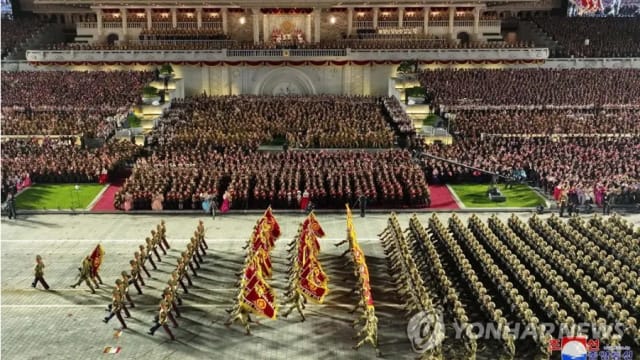 朝鲜今日行阅兵仪式 庆祝建政75周年