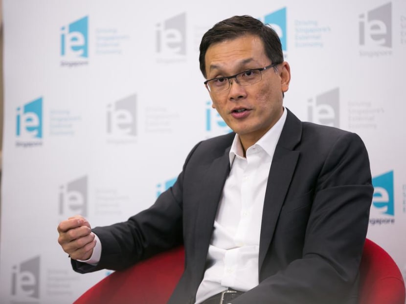 Mr Teo Eng Cheong pictured when he was head of trade agency IE Singapore in 2015.