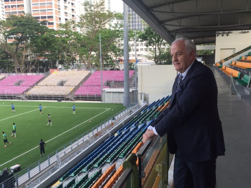 Youth development in S’pore must be addressed, says new FAS technical director Sablon. Photo: Tristan Loh
