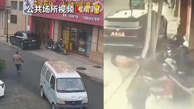 中国男孩六楼坠下 路过男子一边报警一边救人