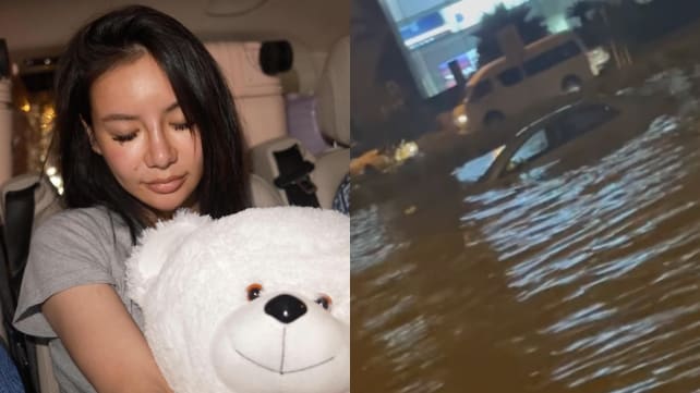 Billionaire heiress Kim Lim recounts being stuck in a car for 8 hours during the Dubai floods