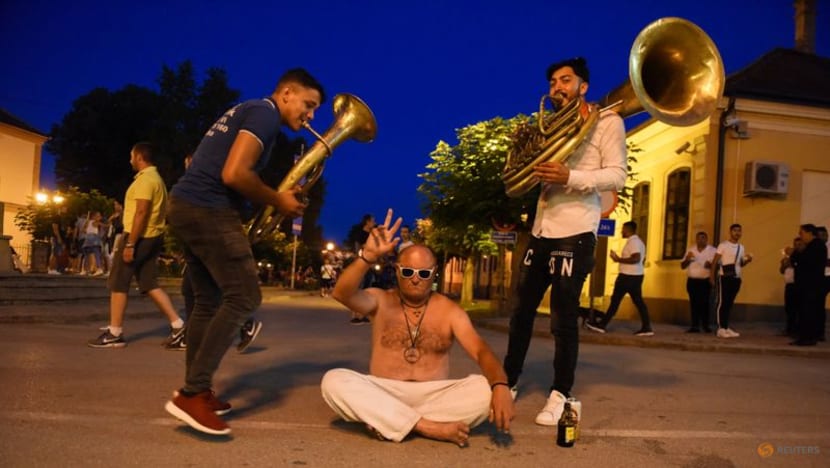 Musicians at Serbian trumpet festival play on despite pandemic Musicians at Serbian trumpet festival play on despite pandemic