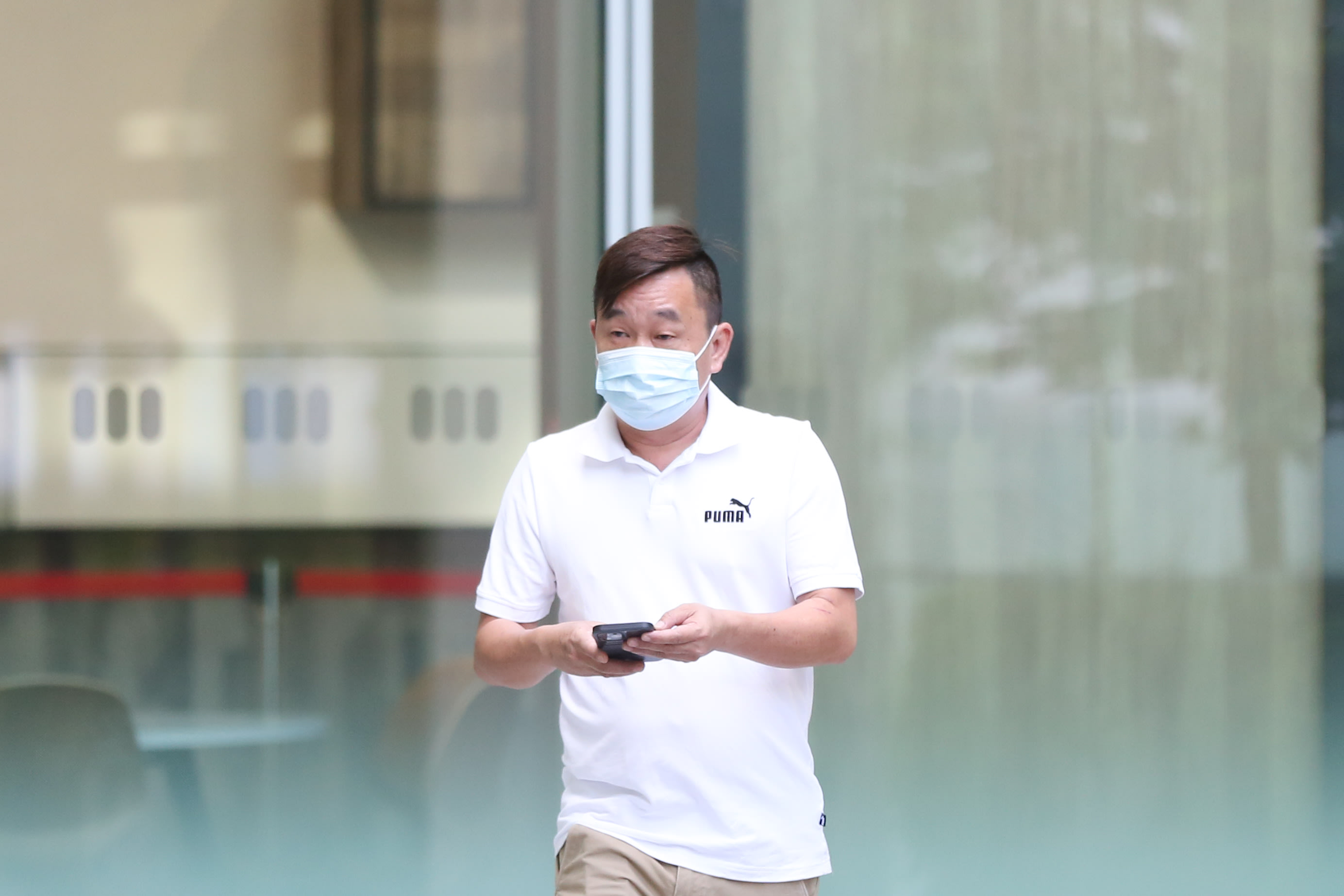 Leow Chee Sieng at the State Courts on March 25, 2022. Leow Chee Sieng at the State Courts on March 25, 2022.