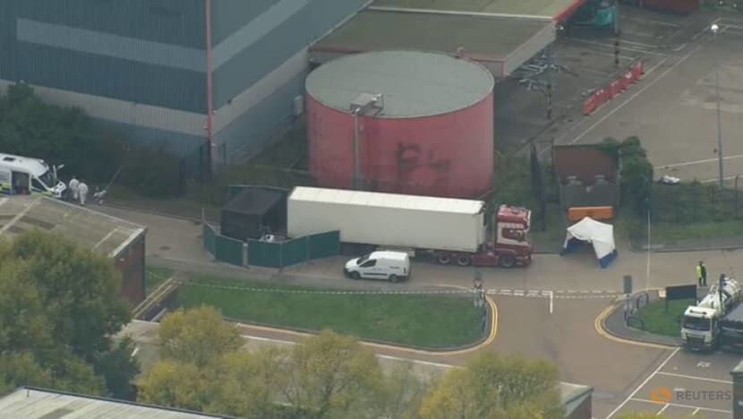 39 people found dead in truck container: UK police 39 people found dead in truck container: UK police
