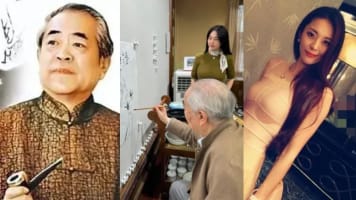 Chinese Painter, 85, Announces Marriage To 35-Year-Old Woman, Said To Be An Ex Top Model