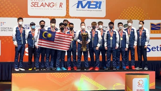 羽毛球亚团赛：马国完胜印尼 首夺男团冠军