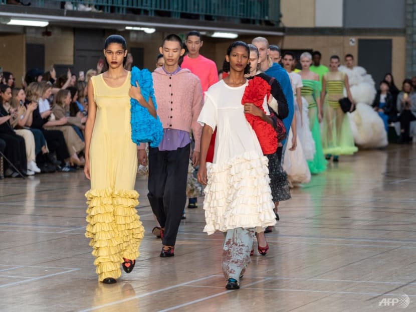 London Fashion Week keeps calm and gets creative